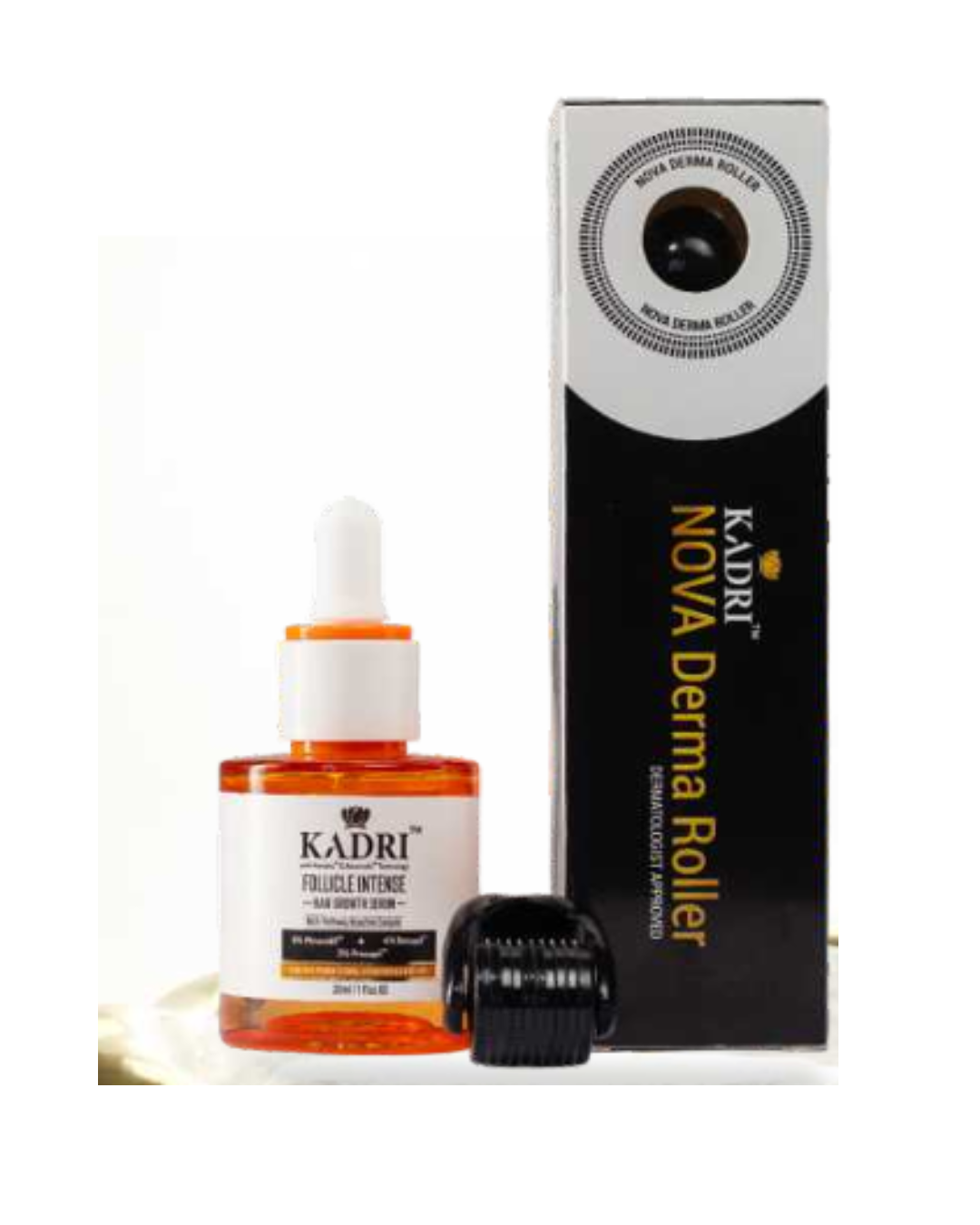 Kadri Nova Derma Roller - 0.50mm, 540 Platinum Needles